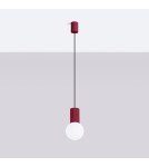 Sollux Lampa wisząca HALO 1 burgund SL.1749 Sollux Lampa wisząca HALO 1 burgund SL.1749
