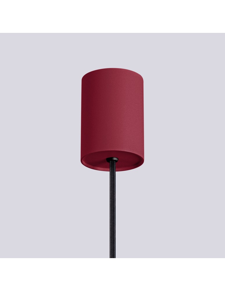 Sollux Lampa wisząca HALO 1 burgund SL.1749 Sollux Lampa wisząca HALO 1 burgund SL.1749