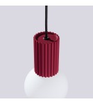 Sollux Lampa wisząca HALO 1 burgund SL.1749 Sollux Lampa wisząca HALO 1 burgund SL.1749