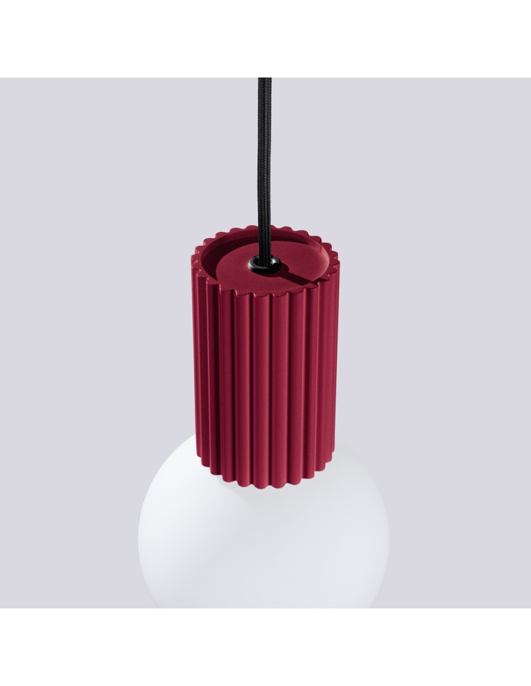 Sollux Lampa wisząca HALO 1 burgund SL.1749 Sollux Lampa wisząca HALO 1 burgund SL.1749