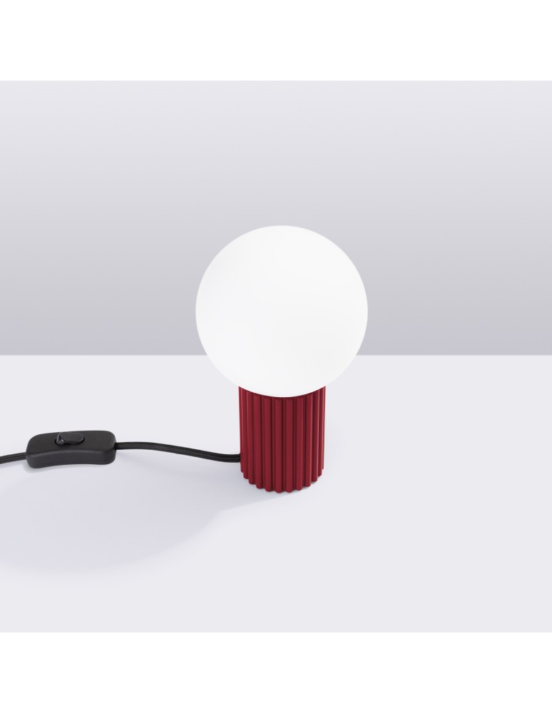Sollux Lampa biurkowa HALO burgund SL.1751 Sollux Lampa biurkowa HALO burgund SL.1751