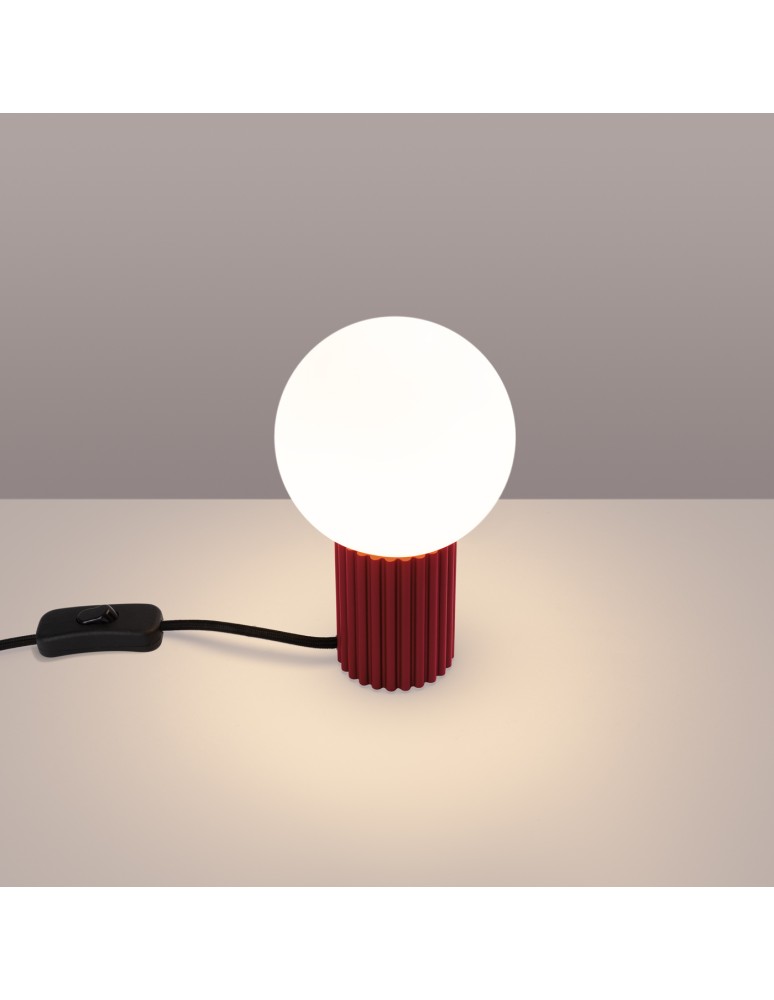 Sollux Lampa biurkowa HALO burgund SL.1751 Sollux Lampa biurkowa HALO burgund SL.1751
