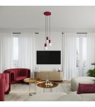 Sollux Lampa biurkowa HALO burgund SL.1751 Sollux Lampa biurkowa HALO burgund SL.1751
