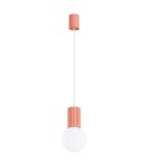 Sollux Lampa wisząca HALO 1 brzoskwiniowa SL.1754 Sollux Lampa wisząca HALO 1 brzoskwiniowa SL.1754