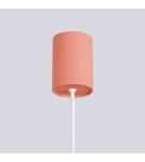 Sollux Lampa wisząca HALO 1 brzoskwiniowa SL.1754 Sollux Lampa wisząca HALO 1 brzoskwiniowa SL.1754