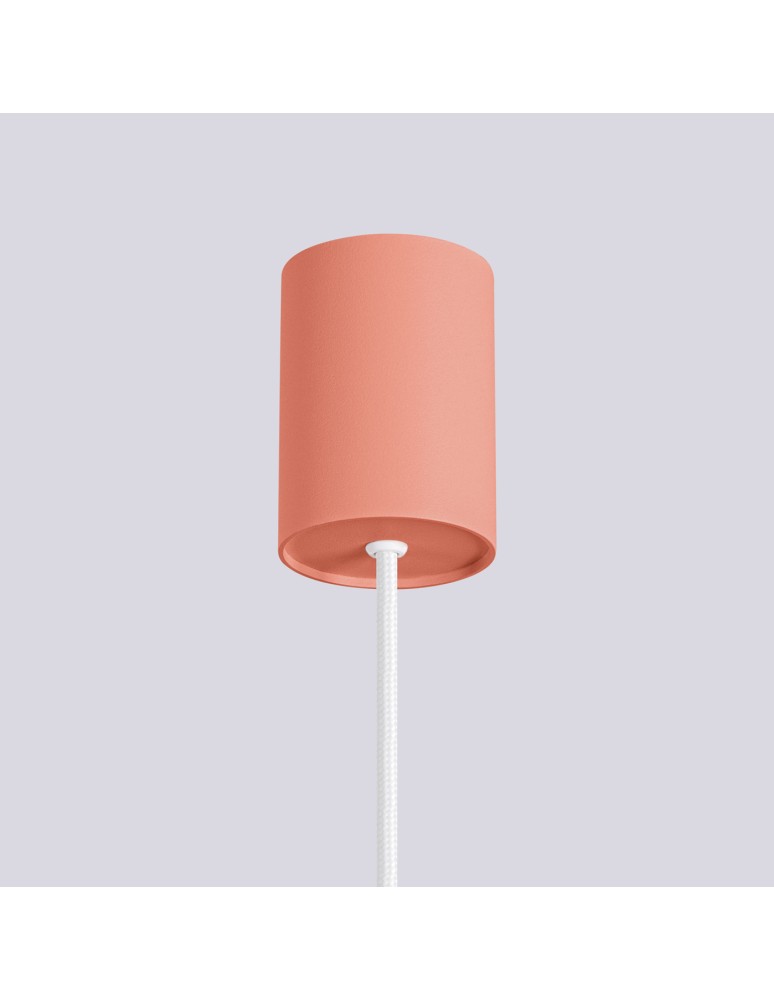 Sollux Lampa wisząca HALO 1 brzoskwiniowa SL.1754 Sollux Lampa wisząca HALO 1 brzoskwiniowa SL.1754
