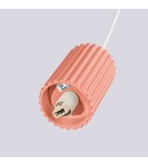 Sollux Lampa wisząca HALO 1 brzoskwiniowa SL.1754 Sollux Lampa wisząca HALO 1 brzoskwiniowa SL.1754