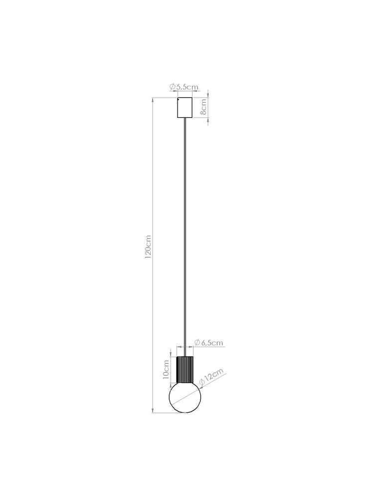 Sollux Lampa wisząca HALO 1 brzoskwiniowa SL.1754 Sollux Lampa wisząca HALO 1 brzoskwiniowa SL.1754