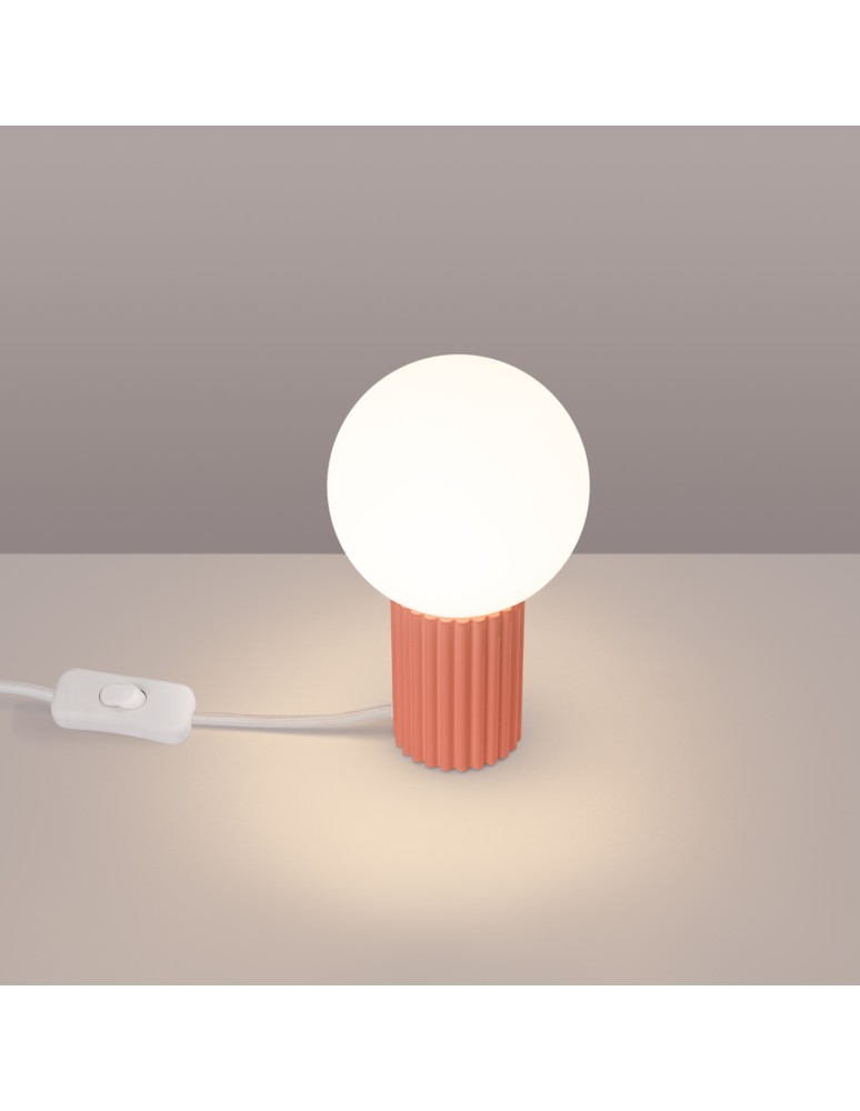 Sollux Lampa biurkowa HALO brzoskwiniowa SL.1756 Sollux Lampa biurkowa HALO brzoskwiniowa SL.1756