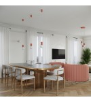 Sollux Lampa biurkowa HALO brzoskwiniowa SL.1756 Sollux Lampa biurkowa HALO brzoskwiniowa SL.1756