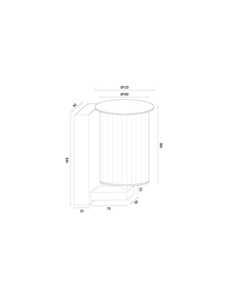 Argon NORFOLK 8748 kinkiet ogrodowy 1 pł. czarny + transparentny E27 (nie zawiera źródła światła) / 230V aluminium lakiero
