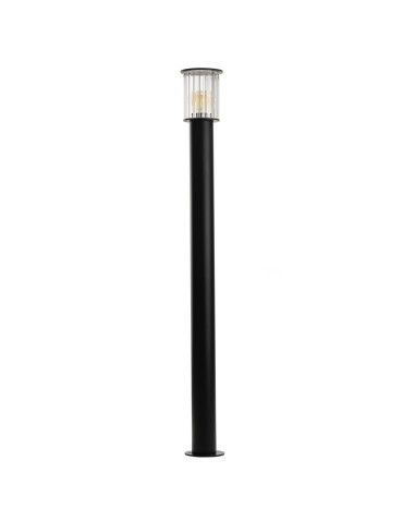 Argon NORFOLK 8750 lampa ogrodowa stojąca 1 pł., duża, czarny + transparentny E27 (nie zawiera źródła światła) / 230V al