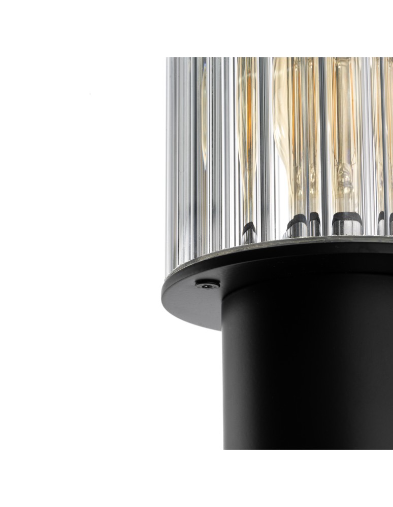 Argon NORFOLK 8750 lampa ogrodowa stojąca 1 pł., duża, czarny + transparentny E27 (nie zawiera źródła światła) / 230V al Argon NORFOLK 8750 lampa ogrodowa stojąca 1 pł., duża, czarny + transparentny E27 (nie zawiera źródła światła) / 230V al
