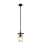 Lampy zewnętrzne wiszące - Argon NORFOLK 8751 lampa wisząca ogrodowa 1 pł., czarny + transparentny E27 (nie zawiera źródła światła) / 230V aluminium - product 1
