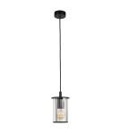 Lampy zewnętrzne wiszące - Argon NORFOLK 8751 lampa wisząca ogrodowa 1 pł., czarny + transparentny E27 (nie zawiera źródła światła) / 230V aluminium - product 2