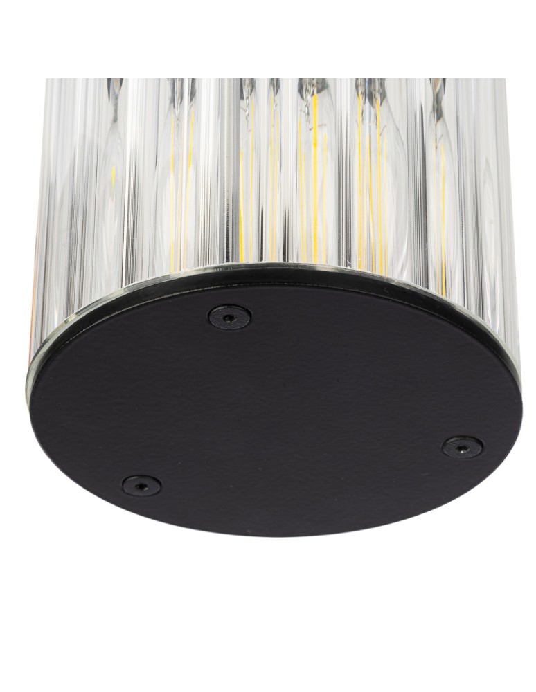 Argon NORFOLK 8751 lampa wisząca ogrodowa 1 pł., czarny + transparentny E27 (nie zawiera źródła światła) / 230V aluminium