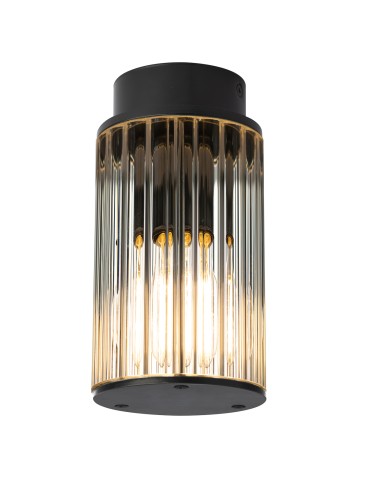 Argon NORFOLK 8773 plafon 1 pł., czarny + transparentny E27 (nie zawiera źródła światła) / 230V aluminium lakierowane, szk