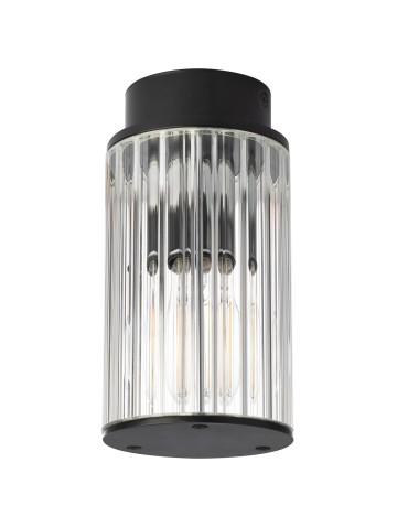 Argon NORFOLK 8773 plafon 1 pł., czarny + transparentny E27 (nie zawiera źródła światła) / 230V aluminium lakierowane, szk - product 2