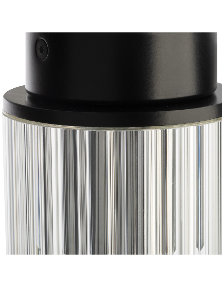 Argon NORFOLK 8773 plafon 1 pł., czarny + transparentny E27 (nie zawiera źródła światła) / 230V aluminium lakierowane, szk