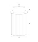 Lampy zewnętrzne sufitowe - Argon NORFOLK 8773 plafon 1 pł., czarny + transparentny E27 (nie zawiera źródła światła) / 230V aluminium lakierowane, szk - product 7