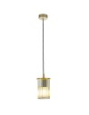 Argon NORFOLK 8755 lampa wisząca ogrodowa 1 pł., złoty + transparentny E27 (nie zawiera źródła światła) / 230V aluminium