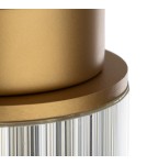Lampy zewnętrzne sufitowe - Argon NORFOLK 8774 plafon 1 pł., złoty + transparentny E27 (nie zawiera źródła światła) / 230V aluminium lakierowane, szk - product 5