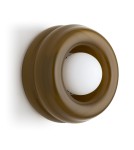 Kinkiety designerskie - Argon TEVO 8811 kinkiet 1 pł., bursztyn kryjący, opal mat G9 (nie zawiera źródła światła) / 230V szkło - product 2