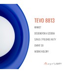 Argon TEVO 8813 kinkiet 1 pł., kobalt, opal mat G9 (nie zawiera źródła światła) / 230V szkło Argon TEVO 8813 kinkiet 1 pł., kobalt, opal mat G9 (nie zawiera źródła światła) / 230V szkło
