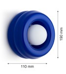 Argon TEVO 8813 kinkiet 1 pł., kobalt, opal mat G9 (nie zawiera źródła światła) / 230V szkło Argon TEVO 8813 kinkiet 1 pł., kobalt, opal mat G9 (nie zawiera źródła światła) / 230V szkło