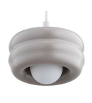 Lampy wiszące pojedyncze - Argon TEVO 8814 lampa wisząca 1 pł., kaszmir piaskowy, opal mat G9 (nie zawiera źródła światła) / 230V szkło, stal lakie - product 2