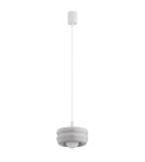 Lampy wiszące pojedyncze - Argon TEVO 8814 lampa wisząca 1 pł., kaszmir piaskowy, opal mat G9 (nie zawiera źródła światła) / 230V szkło, stal lakie - product 3