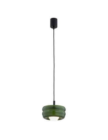 Argon TEVO 8815 lampa wisząca 1 pł., butelkowa zieleń, opal mat G9 (nie zawiera źródła światła) / 230V szkło, stal laki