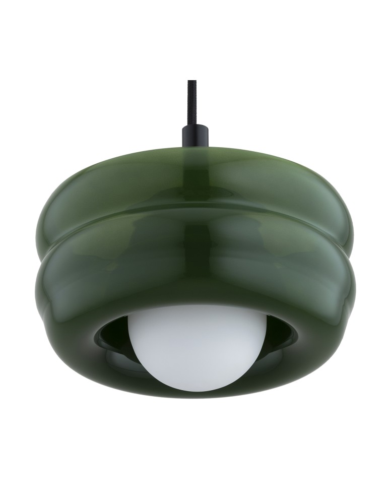 Argon TEVO 8815 lampa wisząca 1 pł., butelkowa zieleń, opal mat G9 (nie zawiera źródła światła) / 230V szkło, stal laki