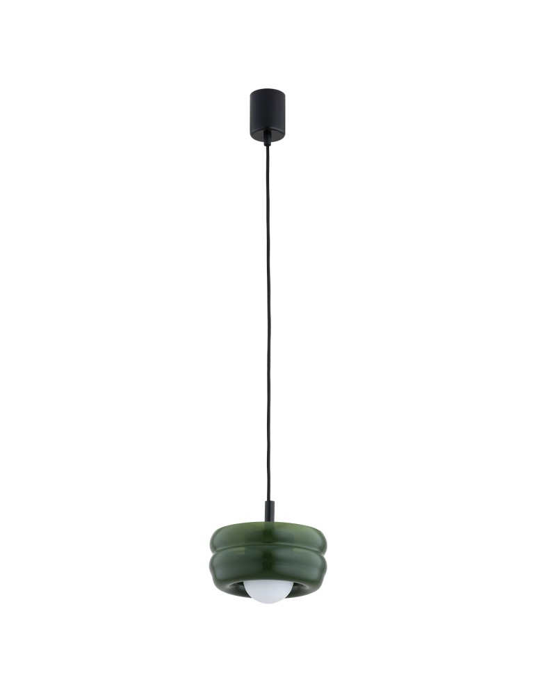 Argon TEVO 8815 lampa wisząca 1 pł., butelkowa zieleń, opal mat G9 (nie zawiera źródła światła) / 230V szkło, stal laki