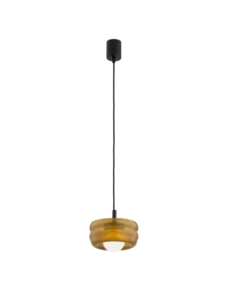 Argon TEVO 8816 lampa wisząca 1 pł., bursztyn kryjący, opal mat G9 (nie zawiera źródła światła) / 230V szkło, stal laki Argon TEVO 8816 lampa wisząca 1 pł., bursztyn kryjący, opal mat G9 (nie zawiera źródła światła) / 230V szkło, stal laki