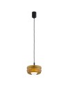 Argon TEVO 8816 lampa wisząca 1 pł., bursztyn kryjący, opal mat G9 (nie zawiera źródła światła) / 230V szkło, stal laki Argon TEVO 8816 lampa wisząca 1 pł., bursztyn kryjący, opal mat G9 (nie zawiera źródła światła) / 230V szkło, stal laki