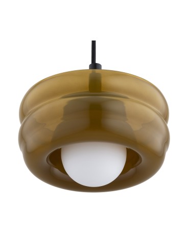 Argon TEVO 8816 lampa wisząca 1 pł., bursztyn kryjący, opal mat G9 (nie zawiera źródła światła) / 230V szkło, stal laki - produkt 2