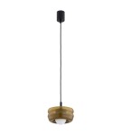 Argon TEVO 8816 lampa wisząca 1 pł., bursztyn kryjący, opal mat G9 (nie zawiera źródła światła) / 230V szkło, stal laki Argon TEVO 8816 lampa wisząca 1 pł., bursztyn kryjący, opal mat G9 (nie zawiera źródła światła) / 230V szkło, stal laki