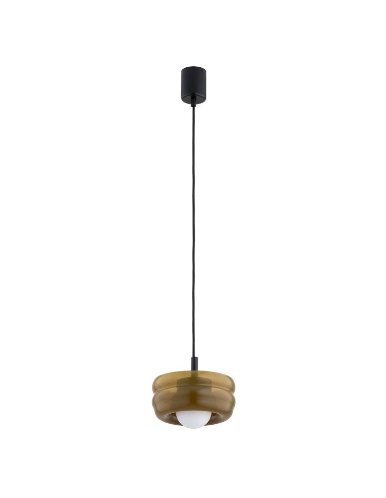 Argon TEVO 8816 lampa wisząca 1 pł., bursztyn kryjący, opal mat G9 (nie zawiera źródła światła) / 230V szkło, stal laki Argon TEVO 8816 lampa wisząca 1 pł., bursztyn kryjący, opal mat G9 (nie zawiera źródła światła) / 230V szkło, stal laki