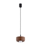 Lampy wiszące pojedyncze - Argon TEVO 8817 lampa wisząca 1 pł., terakota, opal mat G9 (nie zawiera źródła światła) / 230V szkło, stal lakierowana - product 4