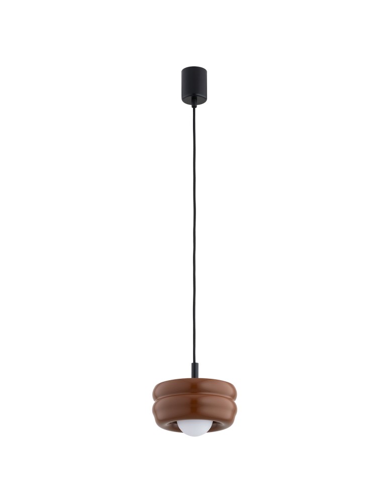 Argon TEVO 8817 lampa wisząca 1 pł., terakota, opal mat G9 (nie zawiera źródła światła) / 230V szkło, stal lakierowana