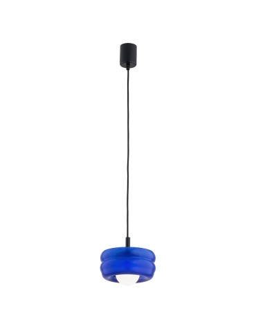 Argon TEVO 8818 lampa wiszaca 1 pł., kobalt, opal mat G9 (nie zawiera źródła światła) / 230V szkło, stal lakierowana