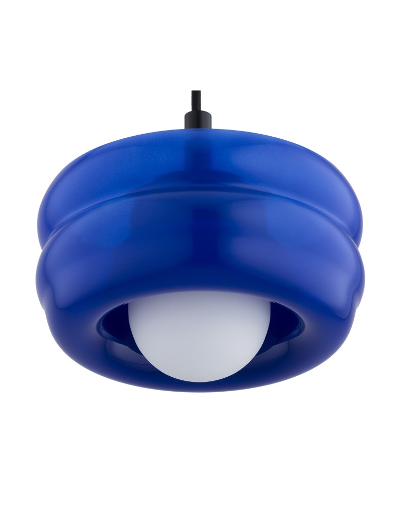 Argon TEVO 8818 lampa wiszaca 1 pł., kobalt, opal mat G9 (nie zawiera źródła światła) / 230V szkło, stal lakierowana