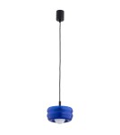 Lampy wiszące pojedyncze - Argon TEVO 8818 lampa wiszaca 1 pł., kobalt, opal mat G9 (nie zawiera źródła światła) / 230V szkło, stal lakierowana - product 3