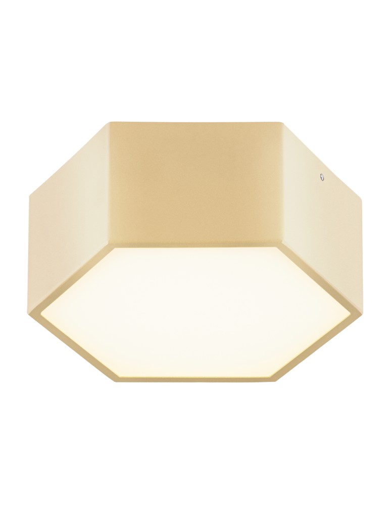 Argon LIBERO 8808 plafon LED, złoty LED (zintegrowany) 230V / 1150 lm / 3000 K stal lakierowana, szkło Argon LIBERO 8808 plafon LED, złoty LED (zintegrowany) 230V / 1150 lm / 3000 K stal lakierowana, szkło