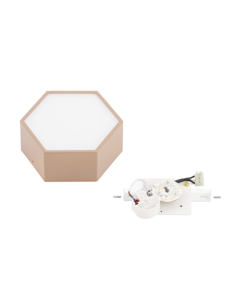 Argon LIBERO 8782 plafon LED, soczysta brzoskwinia / reach peach LED (zintegrowany) 230V / 1150 lm / 3000 K stal lakierowana, sz Argon LIBERO 8782 plafon LED, soczysta brzoskwinia / reach peach LED (zintegrowany) 230V / 1150 lm / 3000 K stal lakierowana, sz