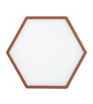Lampy sufitowe geometryczne - Argon LIBERO 8783 plafon LED, terakota LED (zintegrowany) 230V / 1150 lm / 3000 K stal lakierowana, szkło - product 5