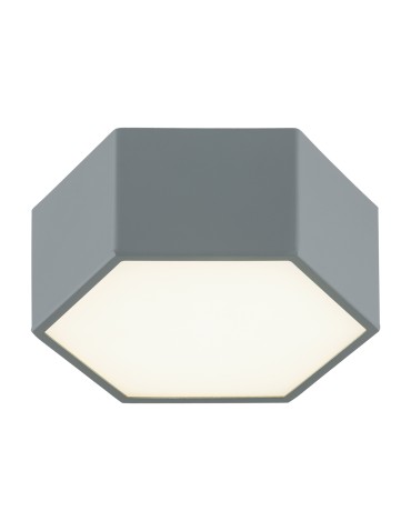 Argon LIBERO 8784 plafon LED, ciemna szałwia / night sage LED (zintegrowany) 230V / 1150 lm / 3000 K stal lakierowana, szkło