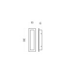 Kinkiety zewnętrzne - Milagro Kinkiet Wow 10W 3CCT IP54 30cm ML1722 - product 5