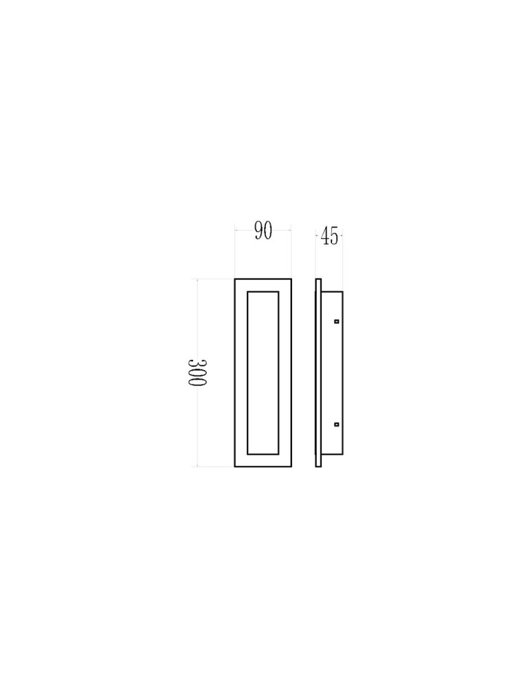 Kinkiety zewnętrzne - Milagro Kinkiet Wow 10W 3CCT IP54 30cm ML1722 - product kolory-swiatla.pl 5